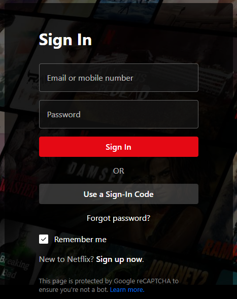 Netflix Login